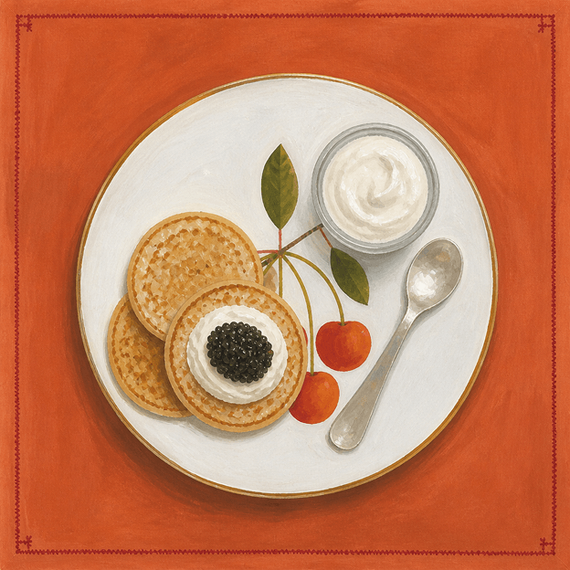 Open tin of Maison Rocheval Amour caviar